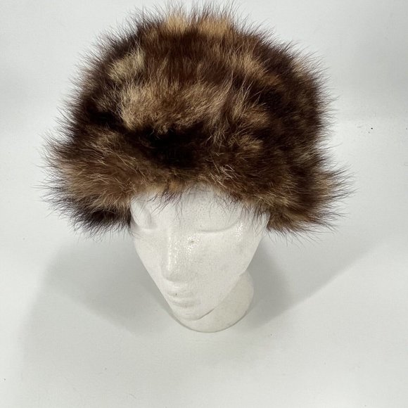 Vintage Lord & Taylor Union Tag Racoon Fur Hat - Picture 2 of 5